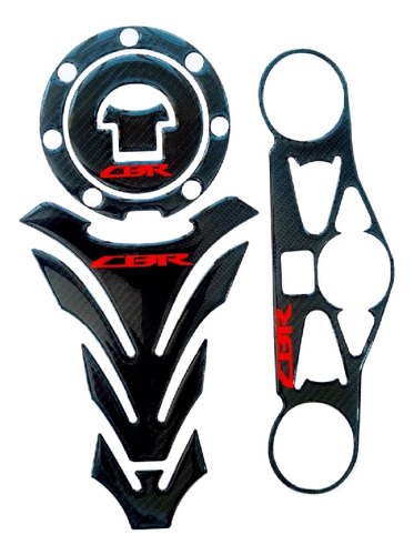 Kit Protector Honda Cbr 1000. Fibra De Carbono 