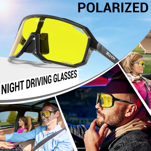 Gafas Polarizadas Scvcn Para Conducir De Noche, Para Hombre