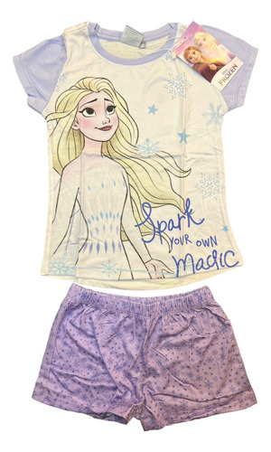 Pijama Verano Frozen Princesas Ariel Aurora Princesas Disney