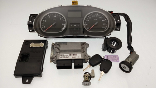 Imagem 2 de 9 de Kit Code Chave Módulo Injeção Duster 2016 Original