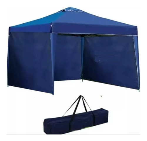 Gazebo dobrável Chalesco Flex 3m x 3m x 2.5m - azul