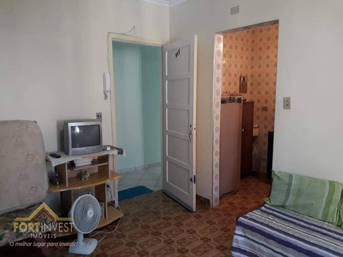 Imagem 3 de 12 de Kitnet Com 1 Dormitório À Venda, 32 M² Por R$ 140.000,00 - Boqueirão - Praia Grande/sp - Kn0139