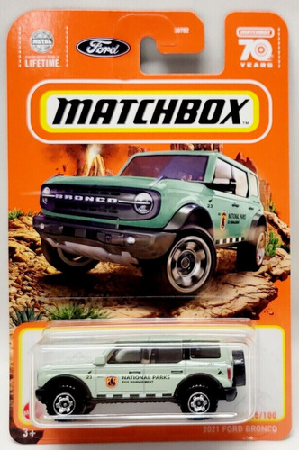 Matchbox # 25/100 - 2021 Ford Bronco - 1/64 - Hkx08