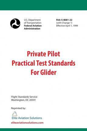 Libro Private Pilot Practical Test Standards For Glider (...