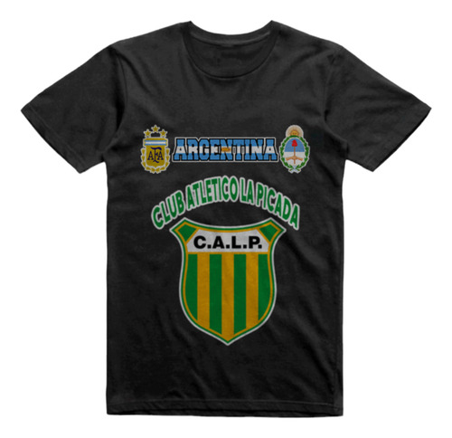 Remera Infantil Negra Club La Picada Posadas