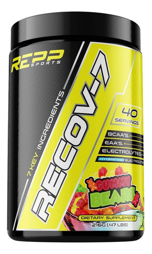 Eaa Y Bcaa Electrolitos Recov-7 Repp 40/20srv Nootropico Sabor Gummy Bears