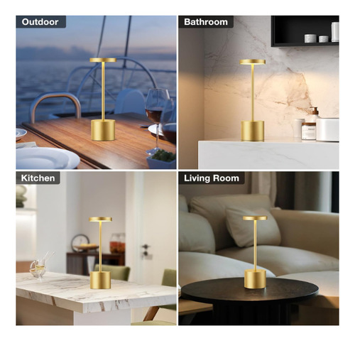 Lámpara De Mesa Recargable, Lámpara Inalámbrica Lampara Led