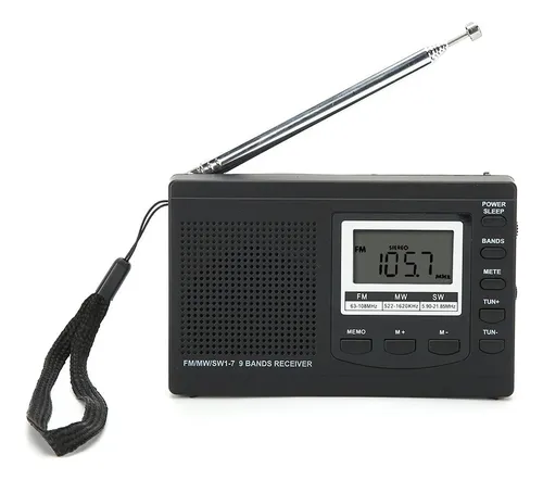 comprar Mini Radios Portátiles Am Radio Fm\u002Fmw\u002Fsw Receptor Digital