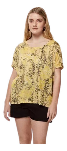 Remera Ted Bodin Citrine Amarillo Mujer Talle 44 Nuevo