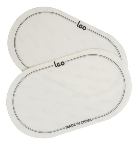 Adesivo Protetor Dos Remendos Do Tambor Branco 15,7cmx9cm