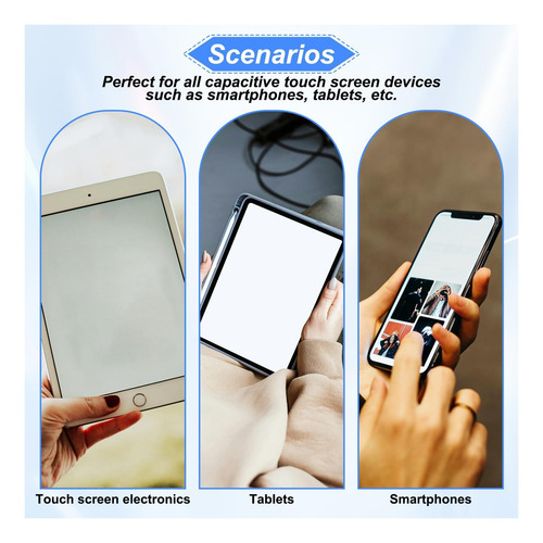 36pcs Puntas De Goma Para Bolígrafos De Lápiz Óptico, Puntas