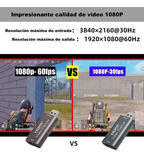 Imagen 6 de 8 de Capturadora Video Hdmi 4k 1080p 60hz New 3.0 Usb Para Juego