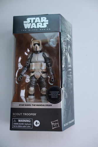 Star Wars Mandalorian Black Series Scout Trooper Carbonized