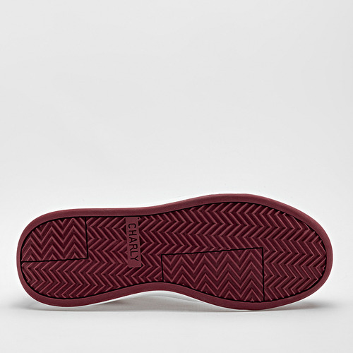 Tenis Hombre Charly 1086709008 Blanco Vino