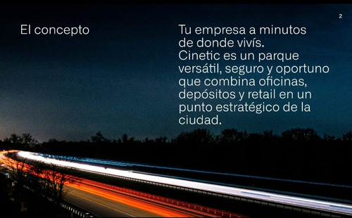 Polo Cinetic, Parque Logistico Y Comercial.