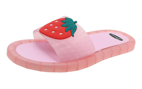 Chanclas Antideslizantes Strawberry Led Flash Para Interiore