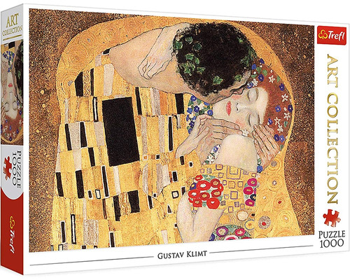 Rompecabezas Klimt: El Beso 1000 Pzas Trefl