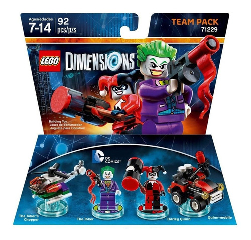 Imagen 1 de 1 de Dc Comics Lego Dimensions Team Pack