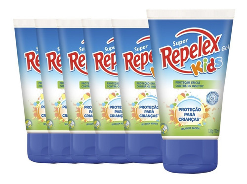 6 Repelentes Repelex Gel Kids