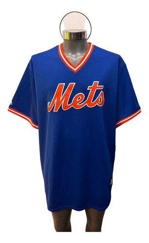 Jersey Majestic Copperstown Beisbol Mlb Mets De Nueva York 