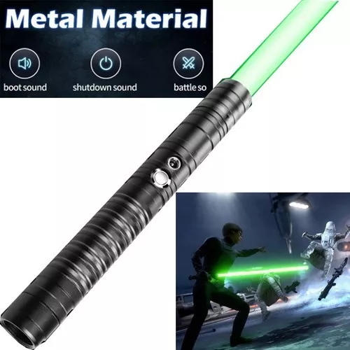 Sable de luz LED para niños sable de luz de Star Wars sable de luz para carnaval o carnaval Blue espada de juguete extraíble y plegable con sonido 