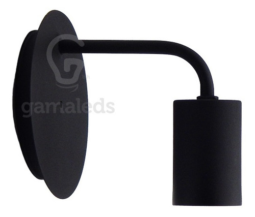 Imagen 2 de 2 de Lampara Pared Interior Industrial Curvo Imola E27 Ferrolux