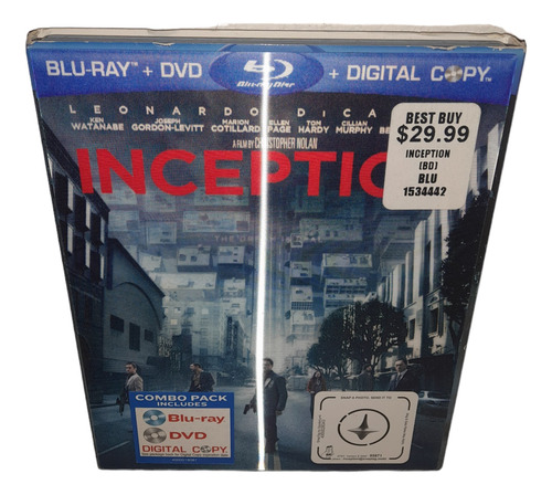 Inception Bluray Dvd Pelicula (Usado)