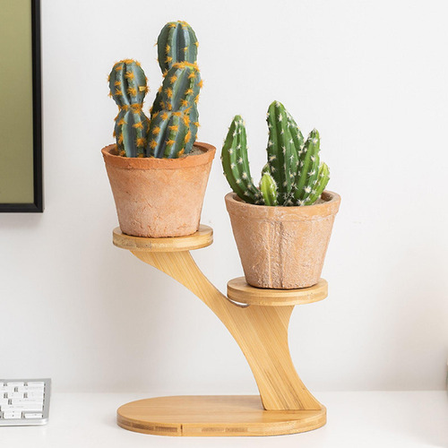 Estante De Decoración De Adorno Organizador De 2 Soportes