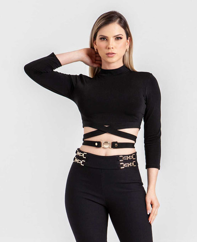 Blusa Studio F S174027 Negro