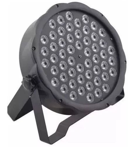 Kit 2 Canhao Refletor Led Par64 Rgbw 54 Leds 3w Dmx Dj Festa