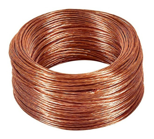 Cable De Cobre Desnudo Calibre 14 Rollo 100 Mts Condumex