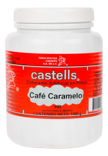 Colorante Café Caramelo Hr Castells 1000 Gr 