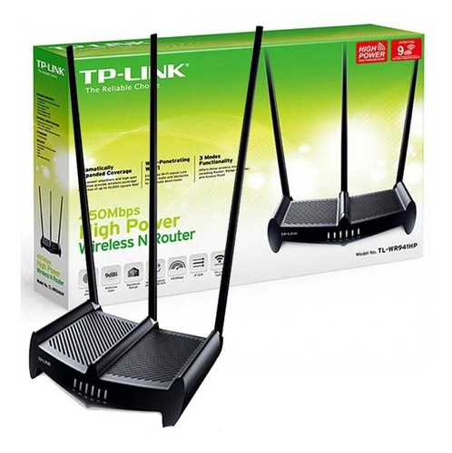 Router Tp Link Rompe Muros 450mbps Tl-wr941hp 3 Antenas