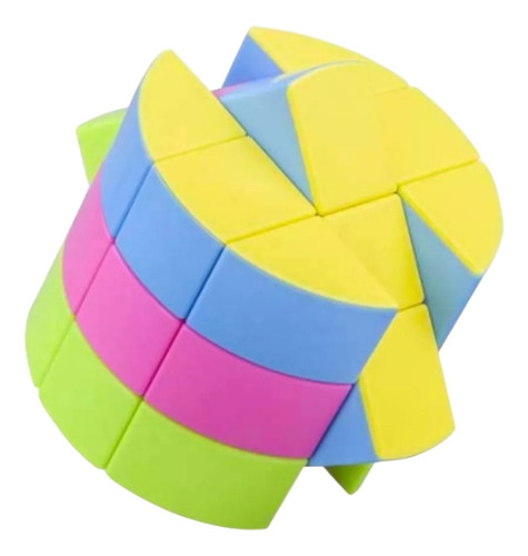Cubo Rubik Cilindro 3x3x3 Tipo Barril Coleccionable