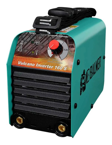 Máquina De Solda Inversora Vulcano 160s 220v Balmer 30299010