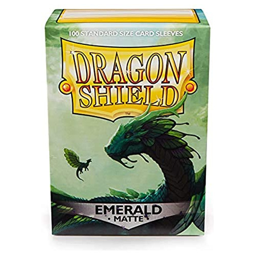 ¿mangas De Tamaño Estándar Dragon Shield? Matte Emerald 1