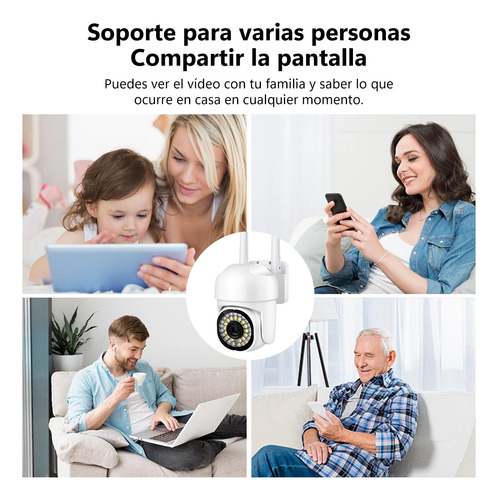 Cámara Baby Monitor Bebes Micrófono Visión Nocturna Blanco