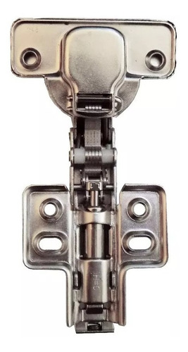 Imagen 4 de 4 de Bisagra Recta De 35mm Con Freno Y Clip Puerta Cocina Closet