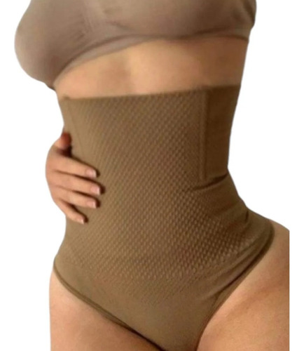 Trusa Viral Moldeadora Colaless Con Ballena Importada Beige Xl