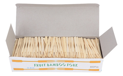 Tenedor De Postre De Bambú Desechable Para El Hogar, 800 Uni