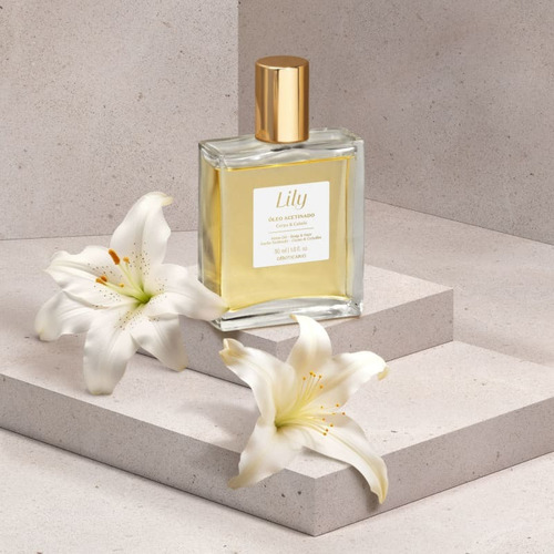 Óleo Acetinado Multifuncional Corpo E Cabelo Lily 50ml