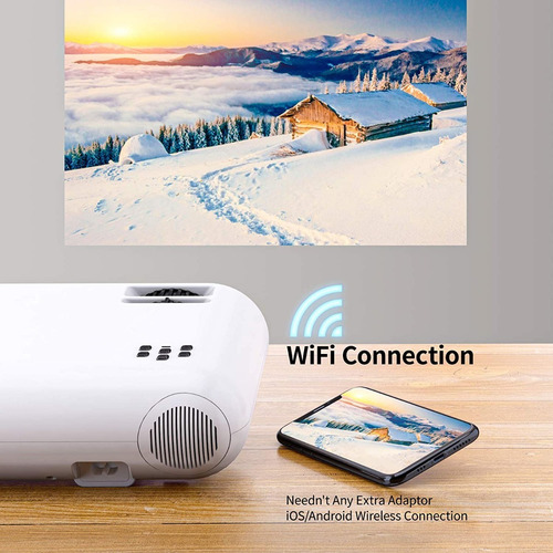 Goodee W18 Proyector 1080p 200 Hdmi, Vga, Usbios/android