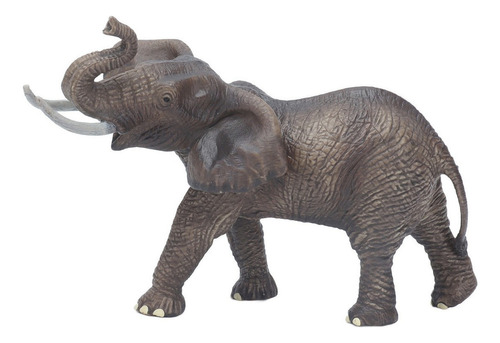 Figura Animal Elefante Simulado Modelo Plástico Realista S