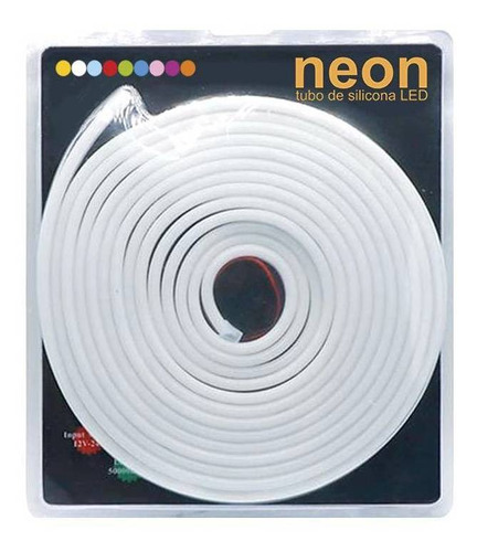 Luces Neon Flex 5 Mts Blanco Calido 