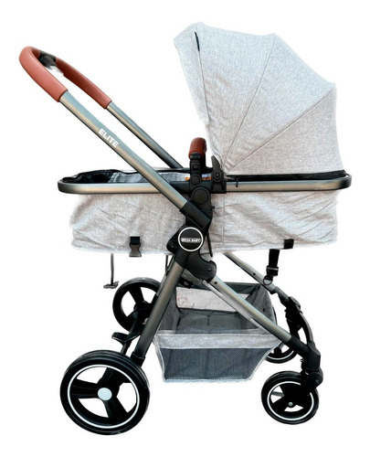 Imagen 4 de 10 de Coche Mega Baby Bebe Convertible 3 En 1 Con Huevito Y Moises