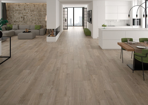 Porcelanato Tabla Olmo 21x122cm 2nda Cerro Negro Beige
