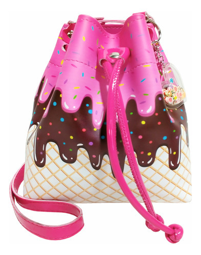 Bolsa Infantil Estampa Sorvete Pink - Cor Rosa-chiclete