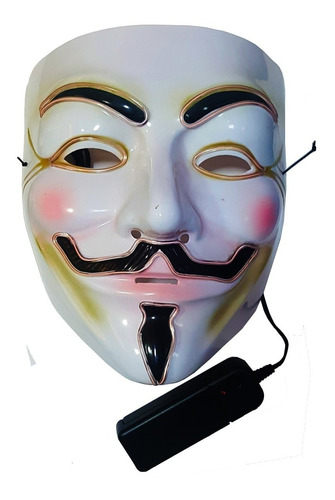 Mascara Anonymous V For Vendetta Dj Rave - Version Led