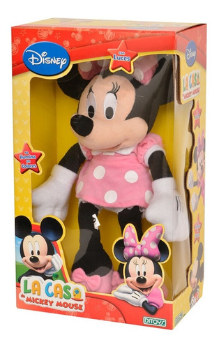 Muñeca Peluche Minnie Plush Mickey Club House Luces Ditoys