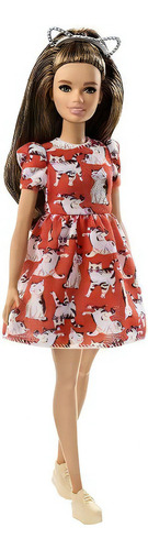 Barbie Fashionistas 97 Petite with Brunnette Waves FJF57